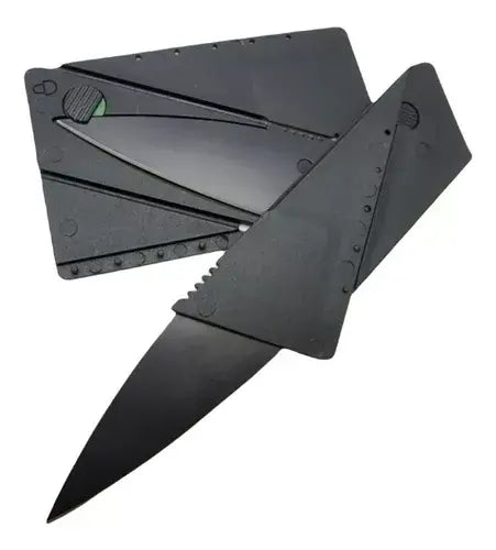 ( Allende)™ -Tarjeta Navaja Cuchillo Portatil X5 : ¡La Herramienta Secreta en Tu Billetera!