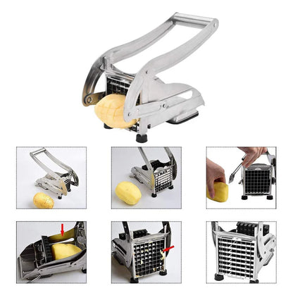 !TOMIES - CORTADOR DE PAPAS A LA FRANCESA METÁLICO: Papas fritas perfectas en segundos