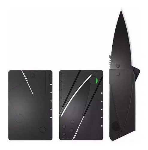( Allende)™ -Tarjeta Navaja Cuchillo Portatil X5 : ¡La Herramienta Secreta en Tu Billetera!
